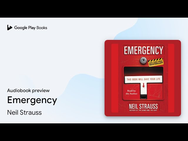 Neil Strauss - Emergency Audiobook  