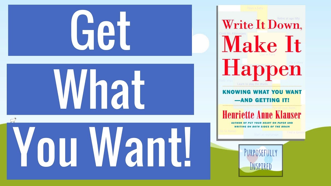 Henriette Anne Klauser - Write It Down, Make It Happen Audiobook  