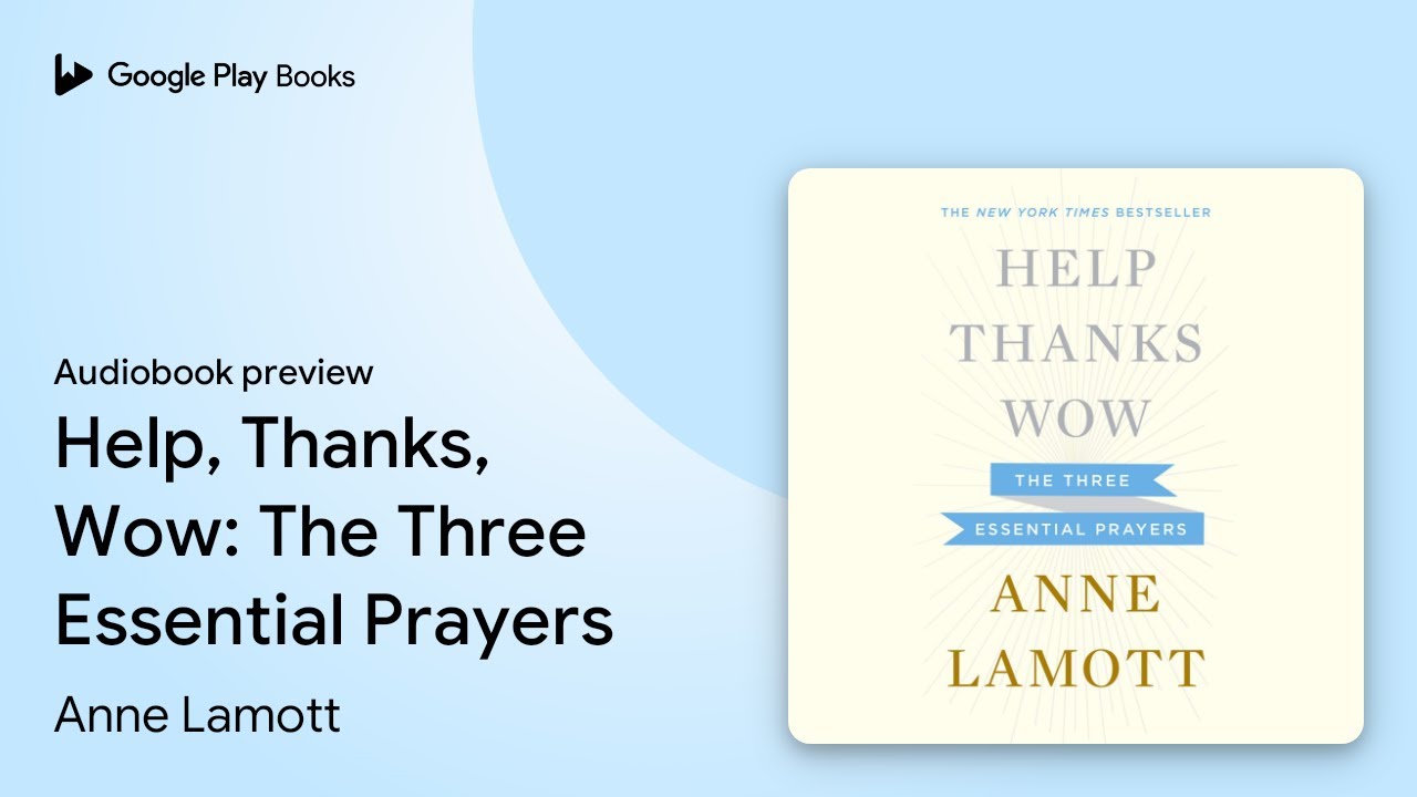 Anne Lamott - Help, Thanks, Wow Audiobook  