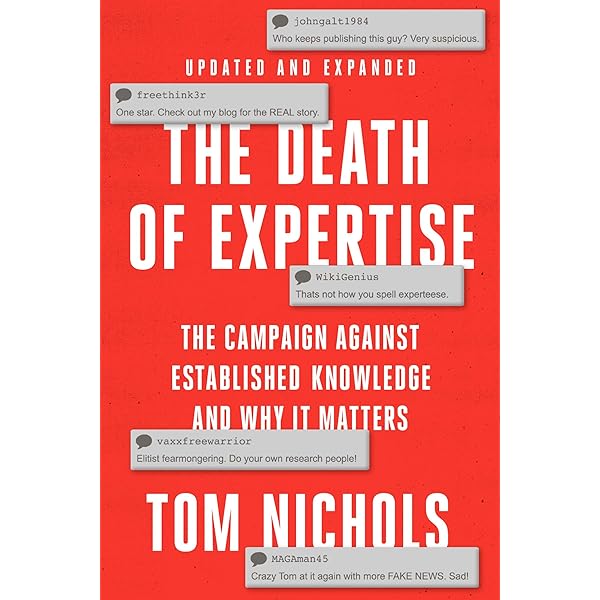 The Death of Expertise Audiobook - Thomas M. Nichols  