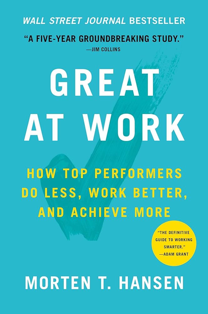 Morten T. Hansen - Great at Work Audiobook  