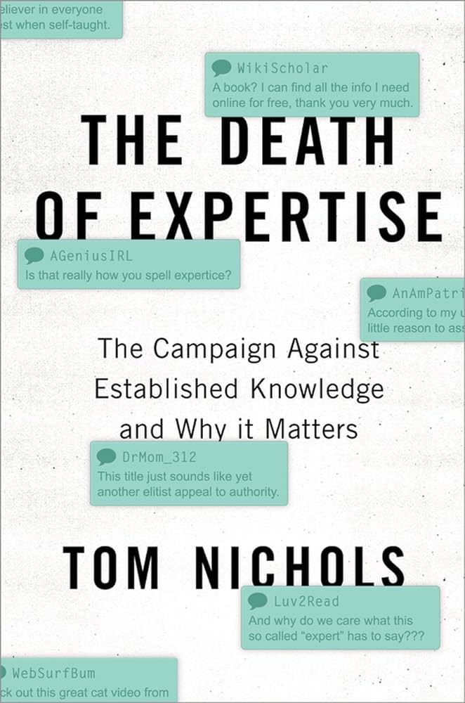 The Death of Expertise Audiobook - Thomas M. Nichols  