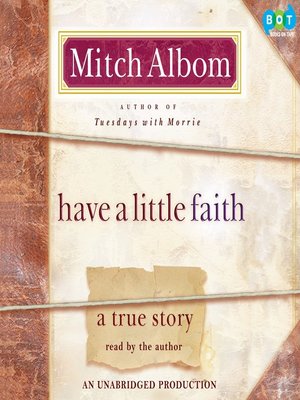 Mitch Albom - Have a Little Faith Audiobook  