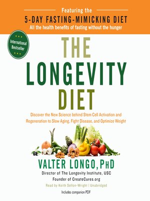 Valter Longo - The Longevity Diet Audiobook: Unlock Ageless Secrets