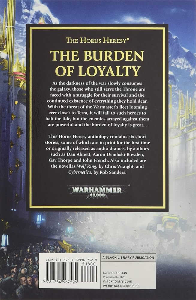 Warhammer 40K - The Burden of Loyalty Audiobook  