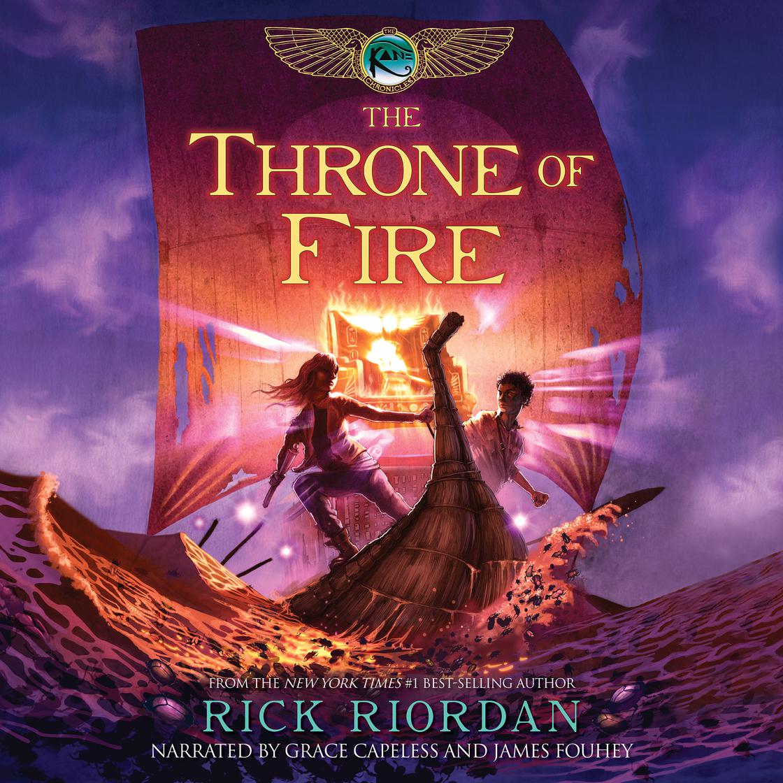 Kane Chronicles - The Throne of Fire Audiobook  