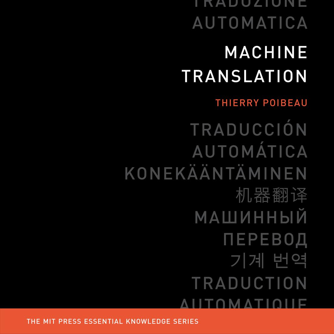 Thierry Poibeau - Machine Translation Audiobook  