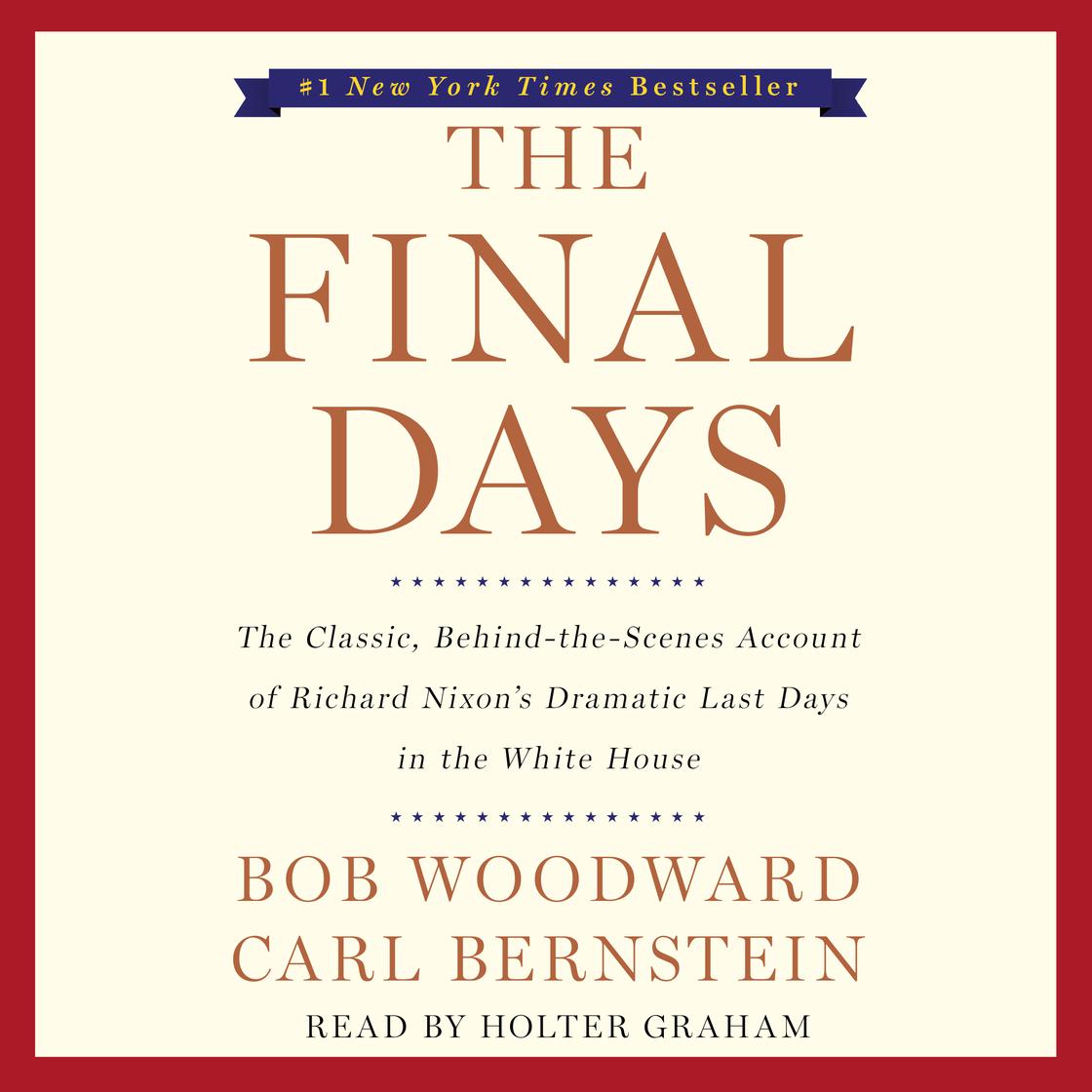 Bob Woodward - The Final Days Audiobook  