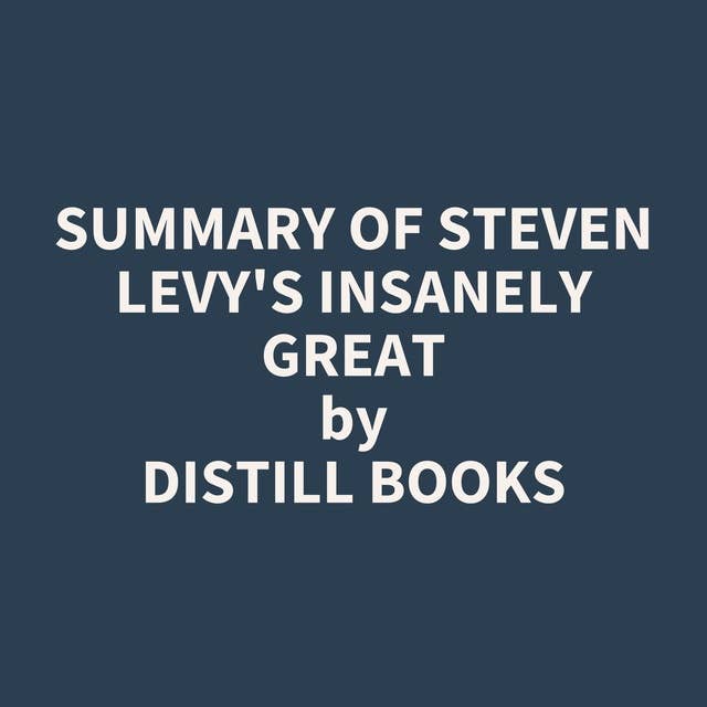 Steven Levy - Insanely Great Audiobook  