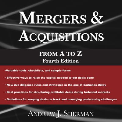 Andrew J. Sherman - Mergers And Acquisitions from A to Z Audiobook  