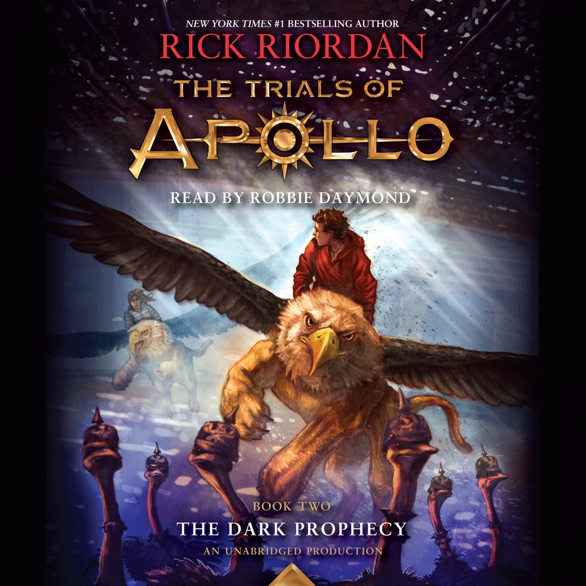 The Trials of Apollo Book Two The Dark Prophecy Audiobook by Rick Riordan  